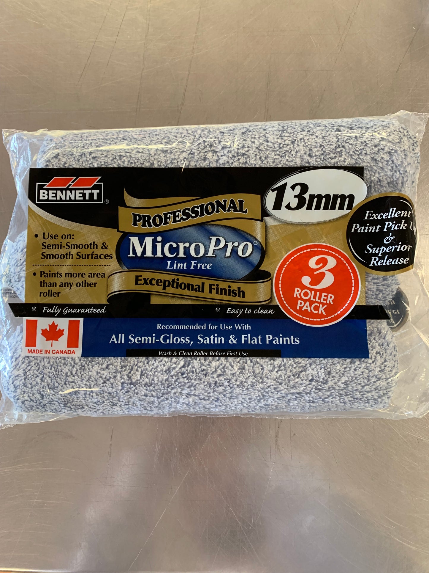 Bennett Micro Pro 13mm Roller 3 Pack